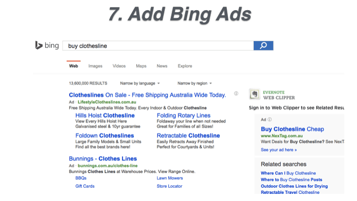 7. Bing Advertising 