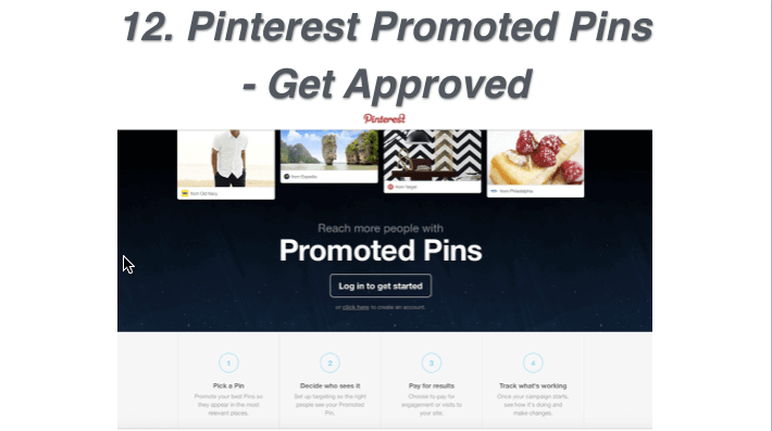 12. Promoted Pins
