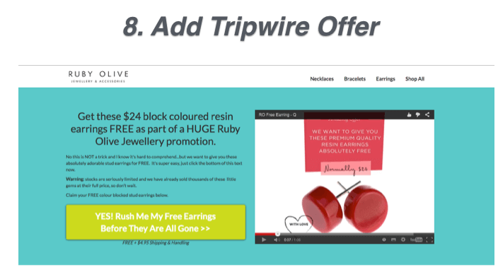 8. Tripwire Offer